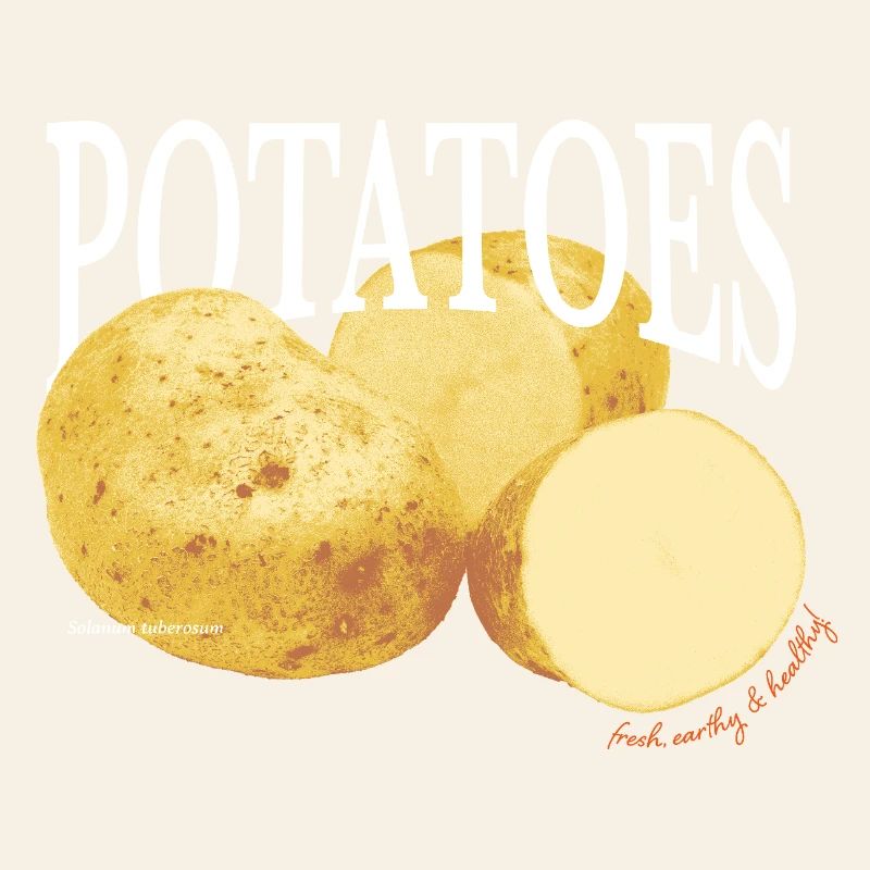 Potatoes – Retro Gemüse-Statement
