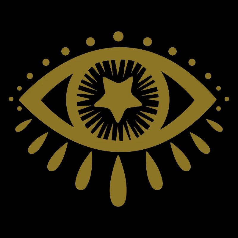 Mystic Eye Oeil Oeil Étoile Iris