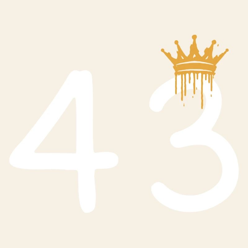 Conception de lettrage à la main de la couronne royale