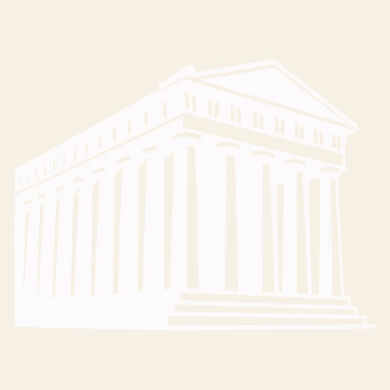 Illustration du temple grec antique