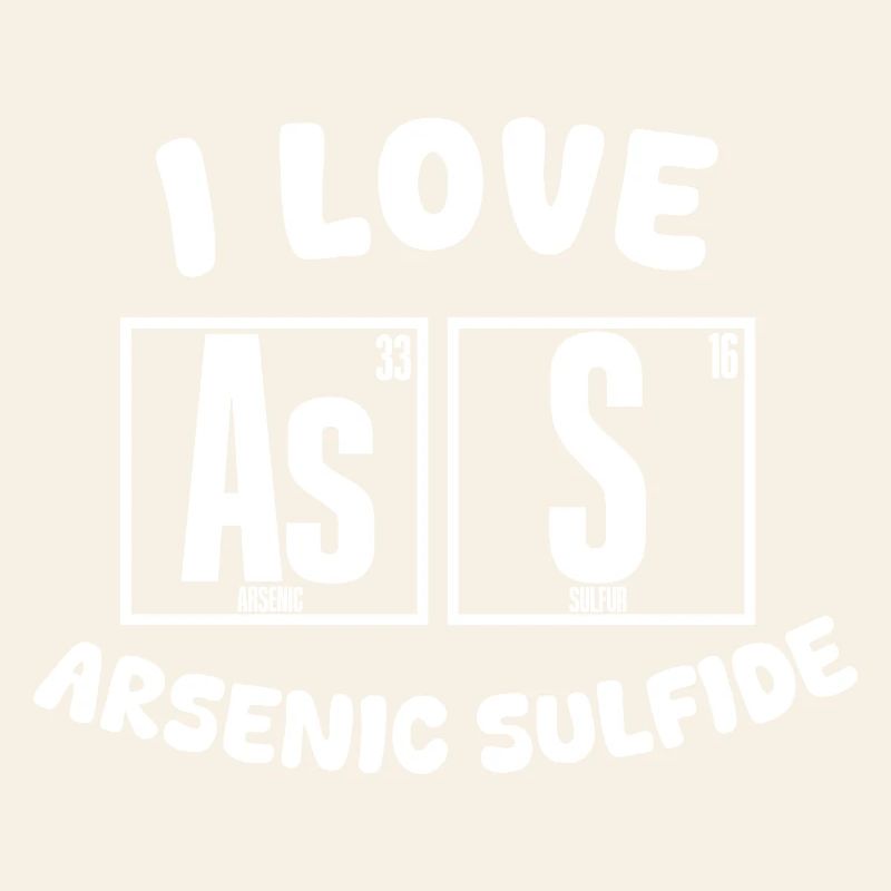 J’adore les sulfures d’arsenic
