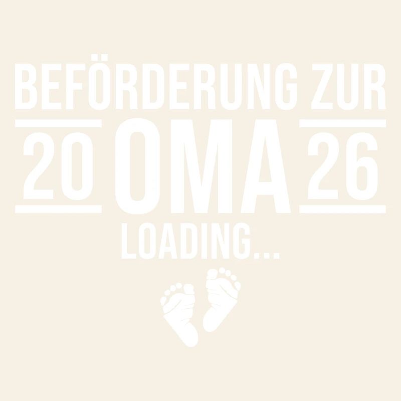 Oma 2026 loading - Werdende Großmutter