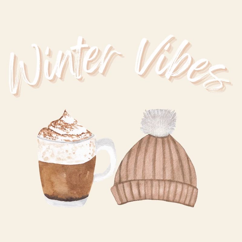 Winter Vibes Cold Season Hat Mug