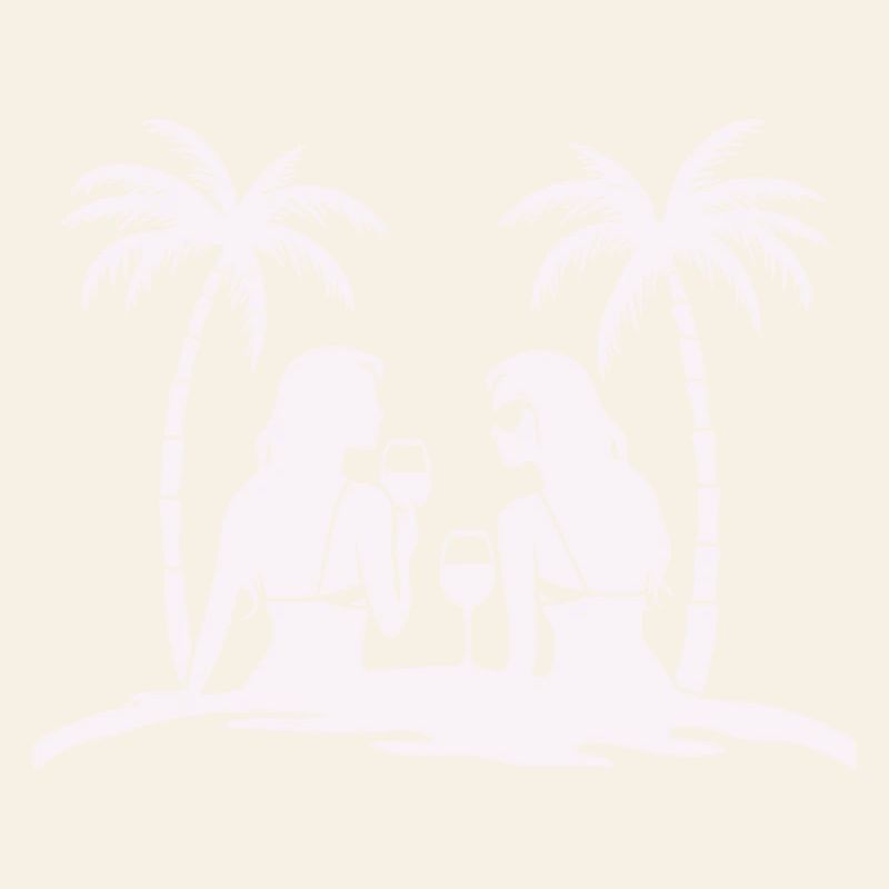 Silhouette style tropical plage nuit