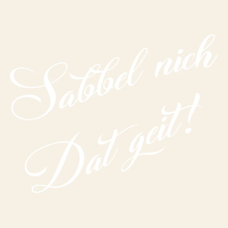 Ne bave pas, conception de dialecte amusante