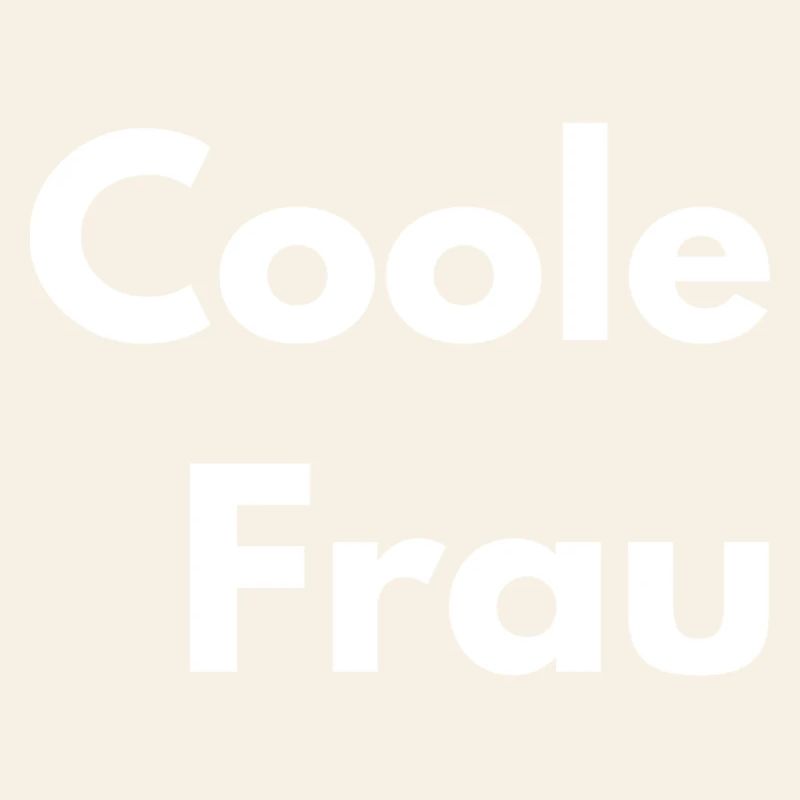 So sieht ein coole Frau aus