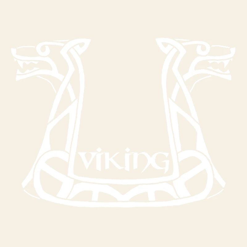 Dragon viking blanc