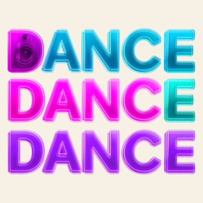 DANCE DANCE DANCE – Neon 80s with speakers