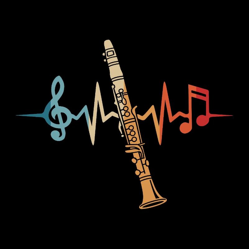 Clarinet, heartbeat, clarinetist, musician