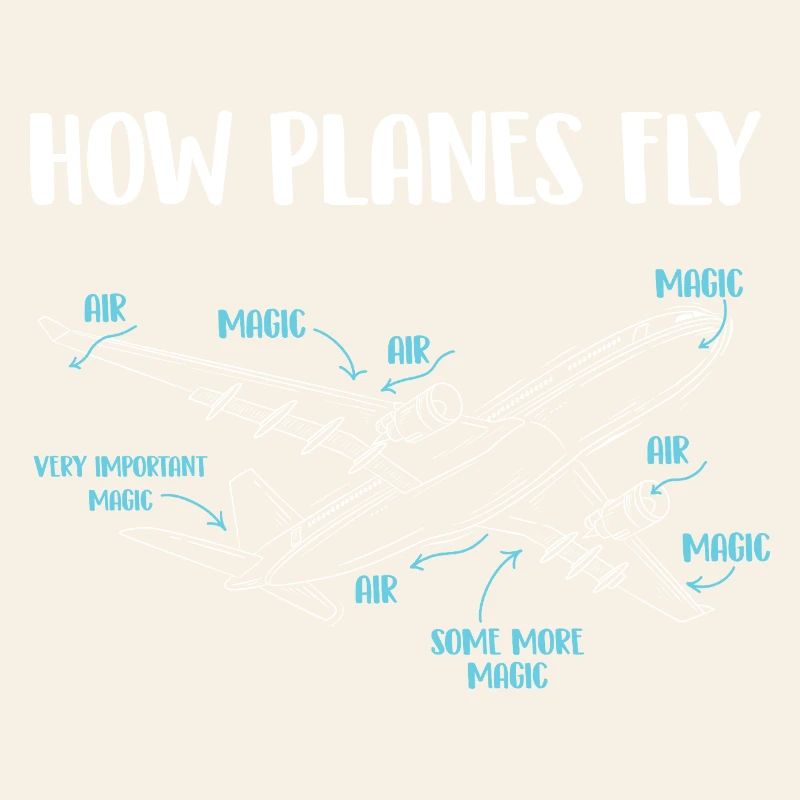 How Planes Fly Bold Aviation Engineer Humor