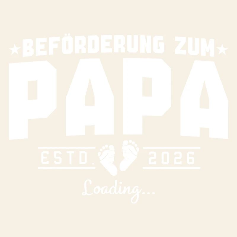 Papa 2026 loading Werdender Vater
