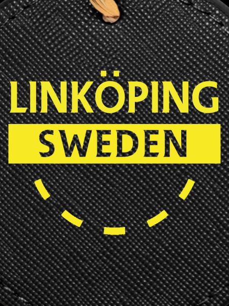 Linköping Sweden Neon text