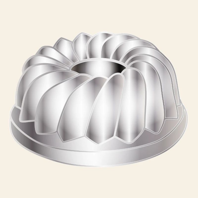 Bundt cake baking pan – simple kitchen motif