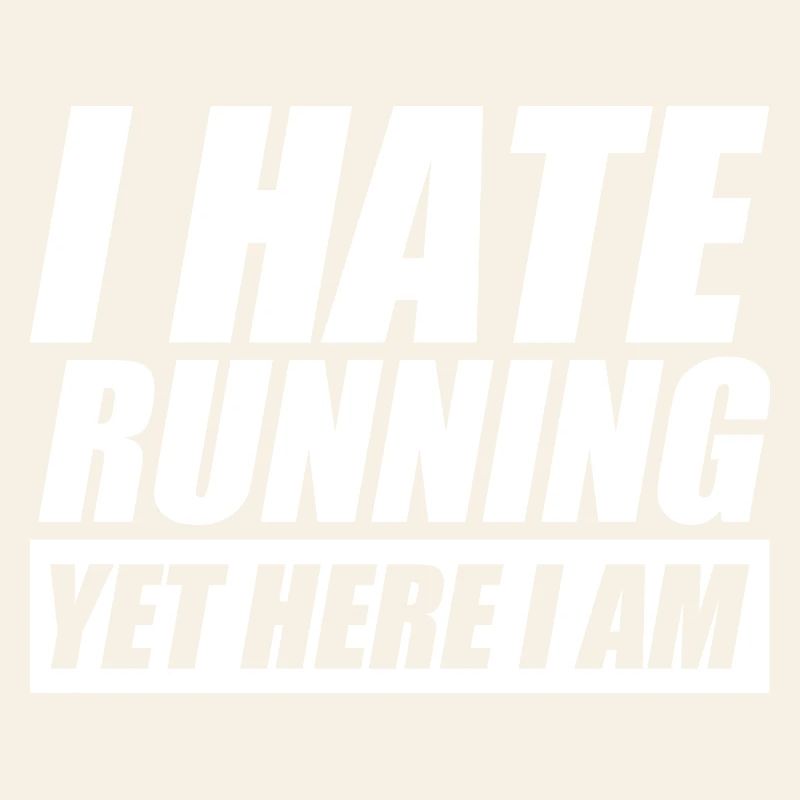 I hate running funny running jogging runner