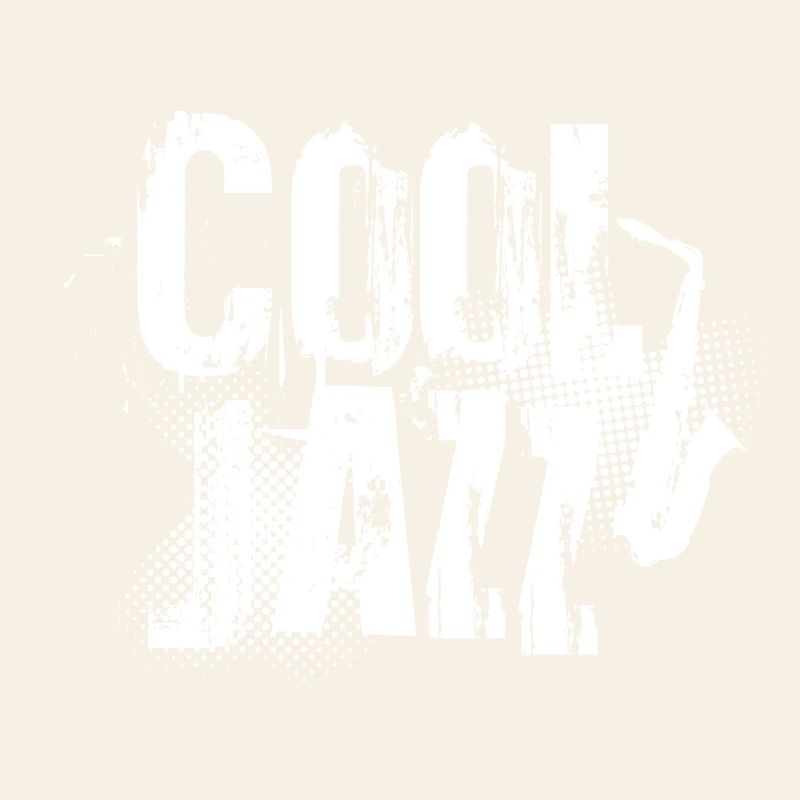 Cool Jazz Music Distressed Typography