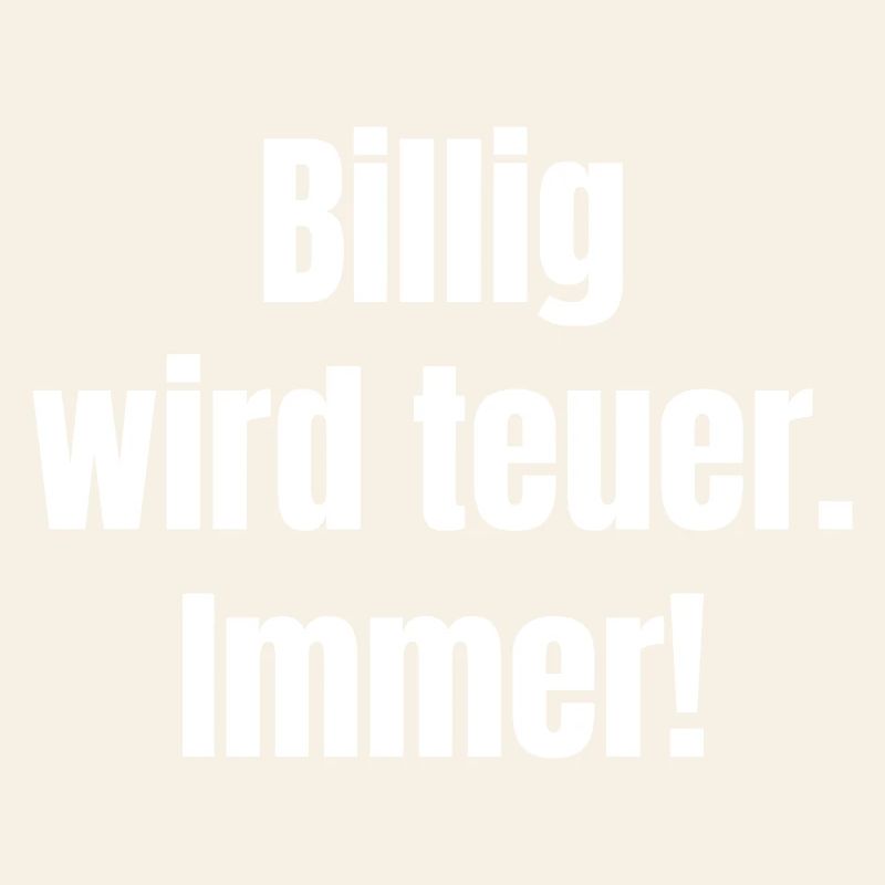 Le bas coût devient cher – déclaration de contraste