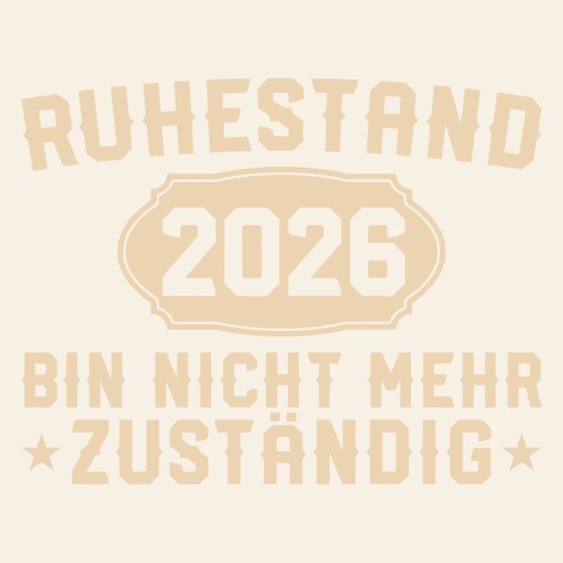 Retirement 2026 No longer responsible