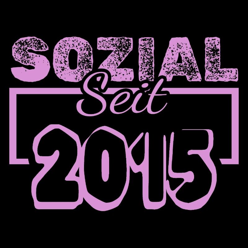 Sozial Seit 2013 Pink