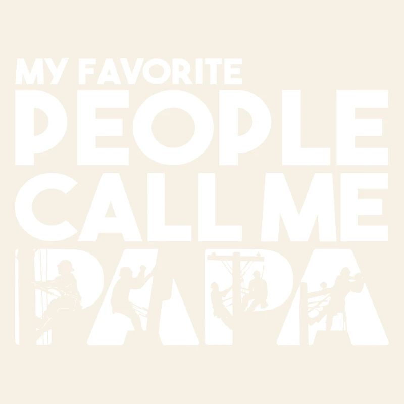 Linienarbeiter Papa Electrical Lineman Father Day
