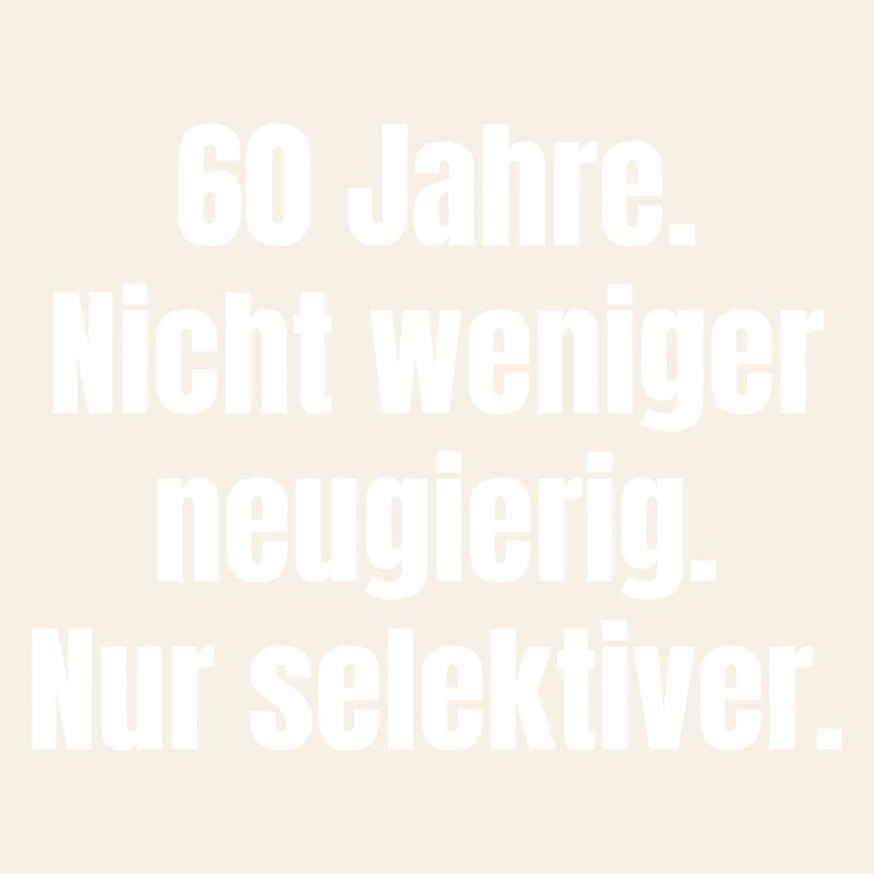 60 years – Curious, selective