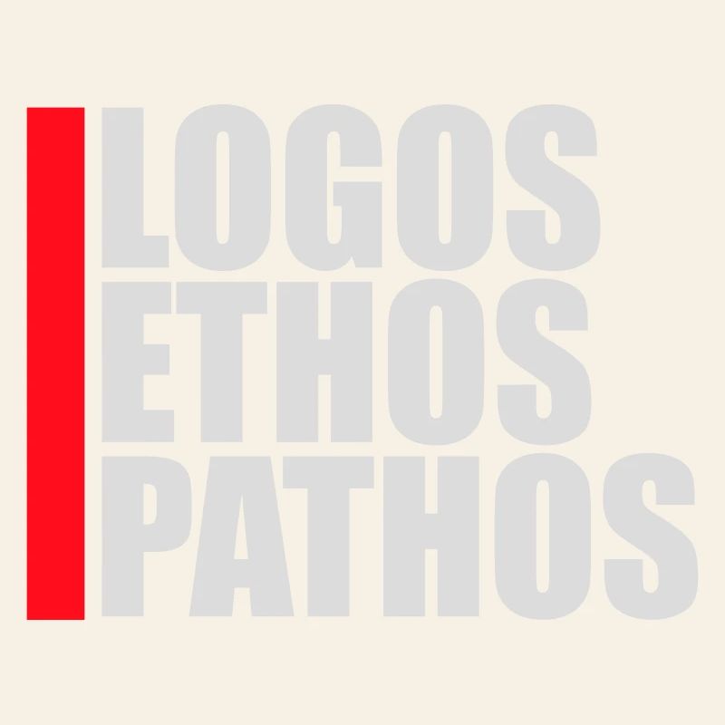 Logos Ethos Pathos Rhetorik Philosophie Student