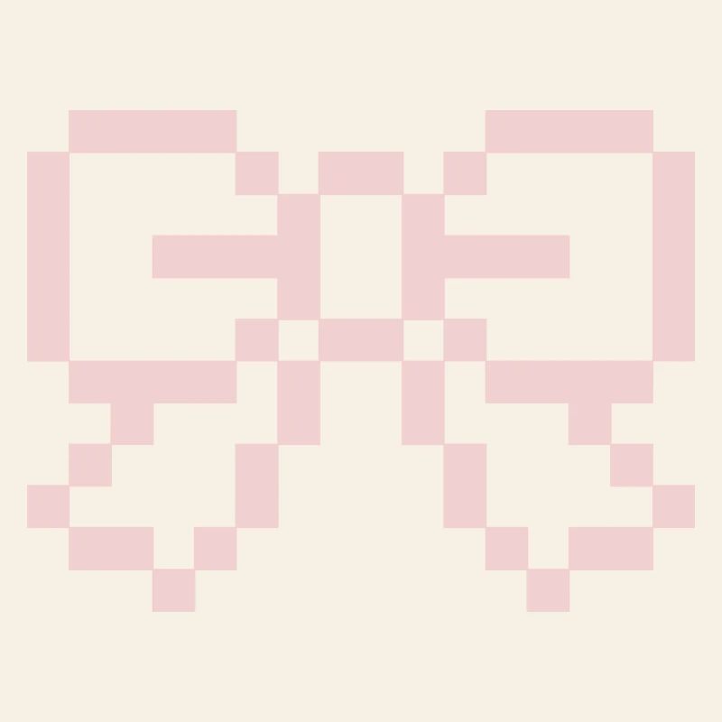 Pink Pixel Bow