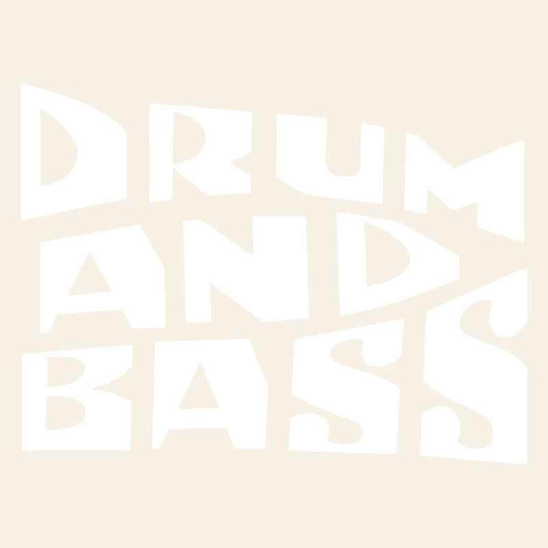 Drum and Bass Bold Typography