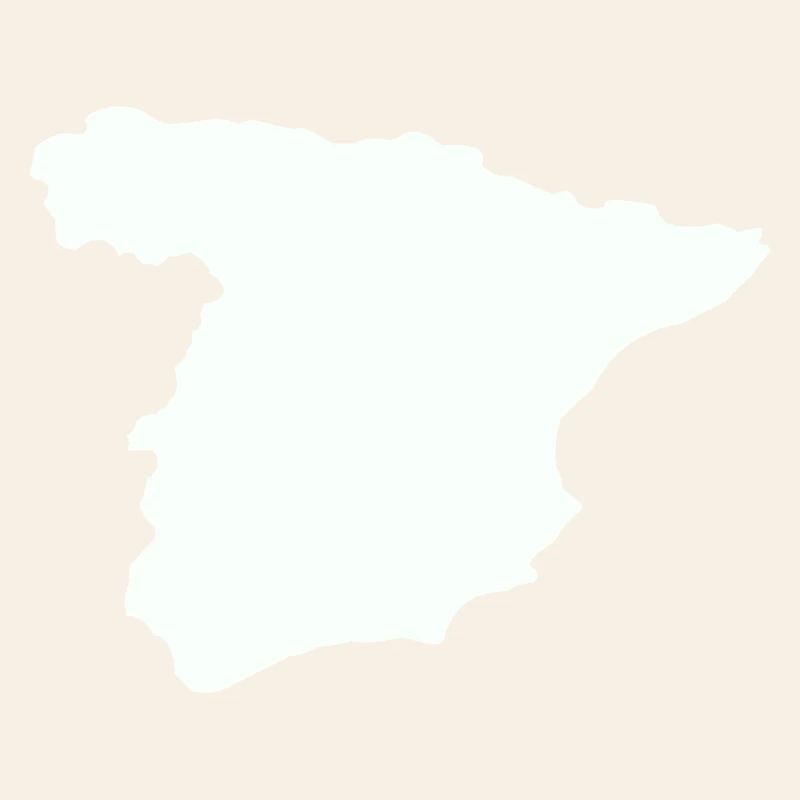 Spain Maps Silhouette Design