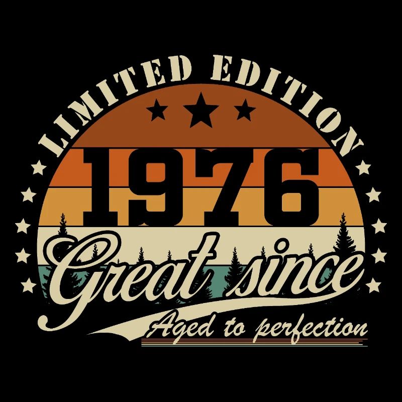 1976 Vintage Retro Geburtstagsgeschenk