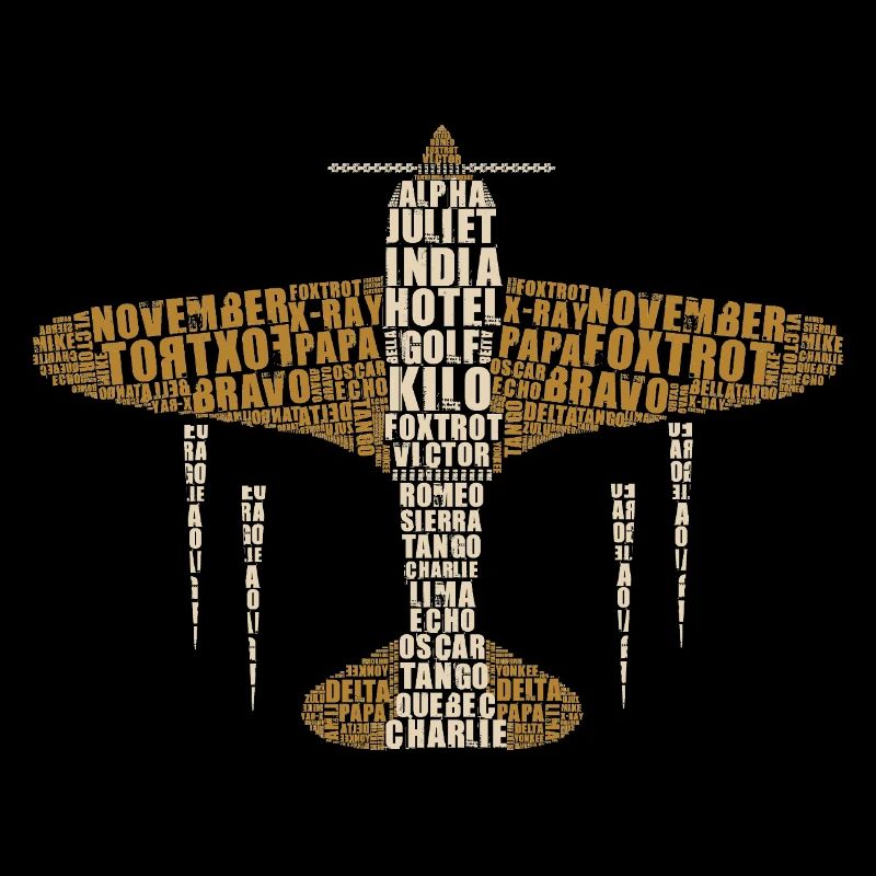 Phonetic Alphabet Pilot Aviation Shirt