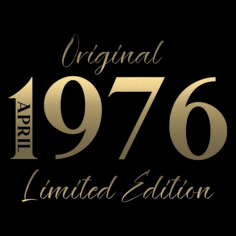 50. Geburtstag Geschenk Mann Original April 1976