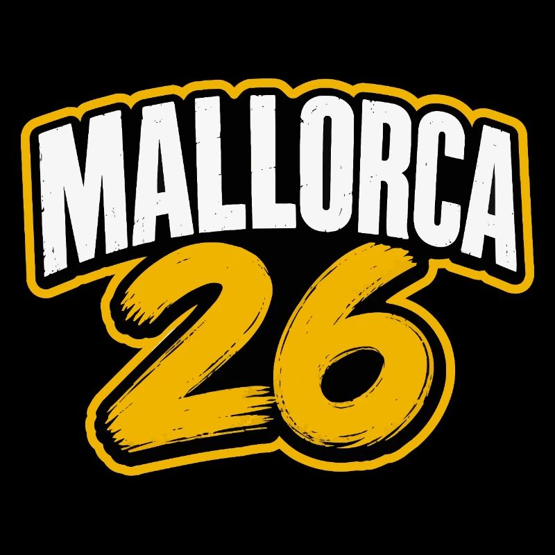 Mallorca 26 Vintage Grafik