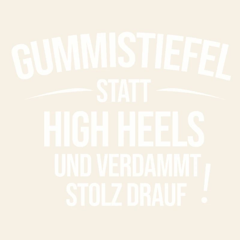Gummistiefel statt High Heels