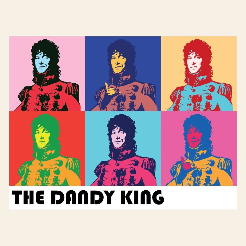 Dandy King Pop Art Portrait