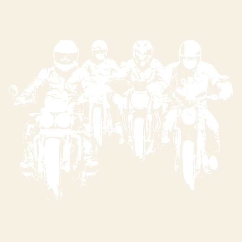 Bikergroup blanc