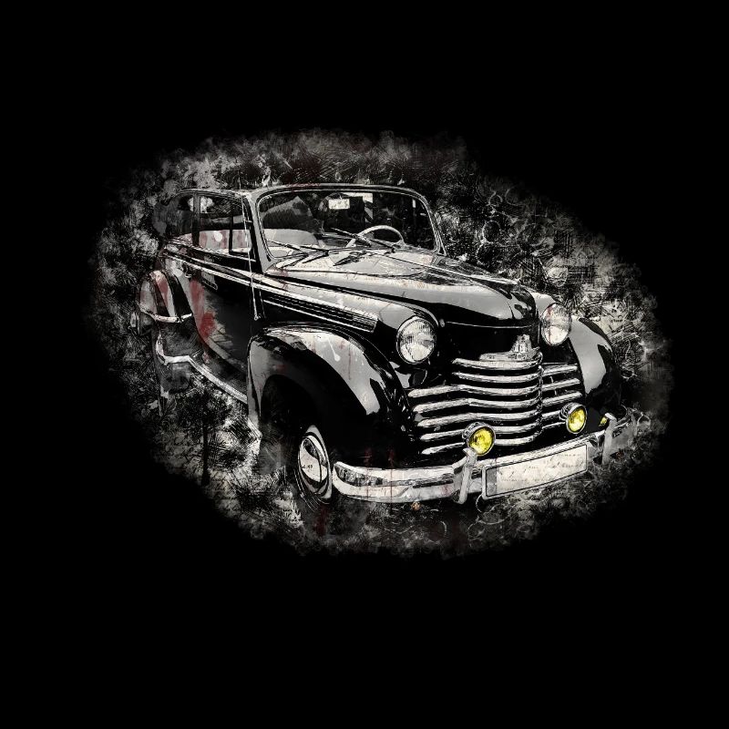 Nostalgic Old American Dream Car