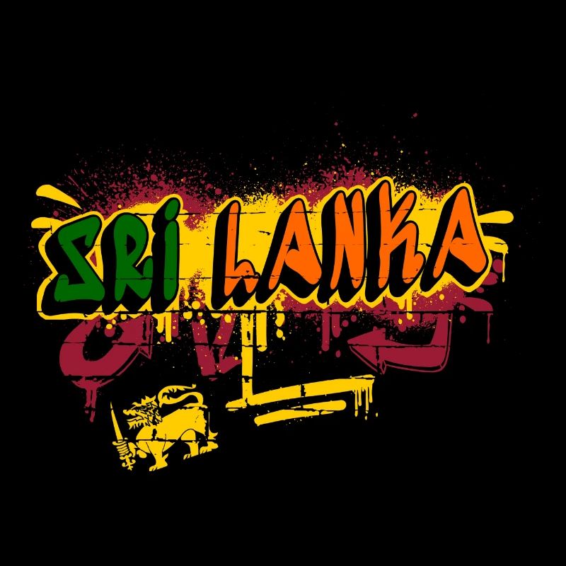Design de graffitis sri-lankais