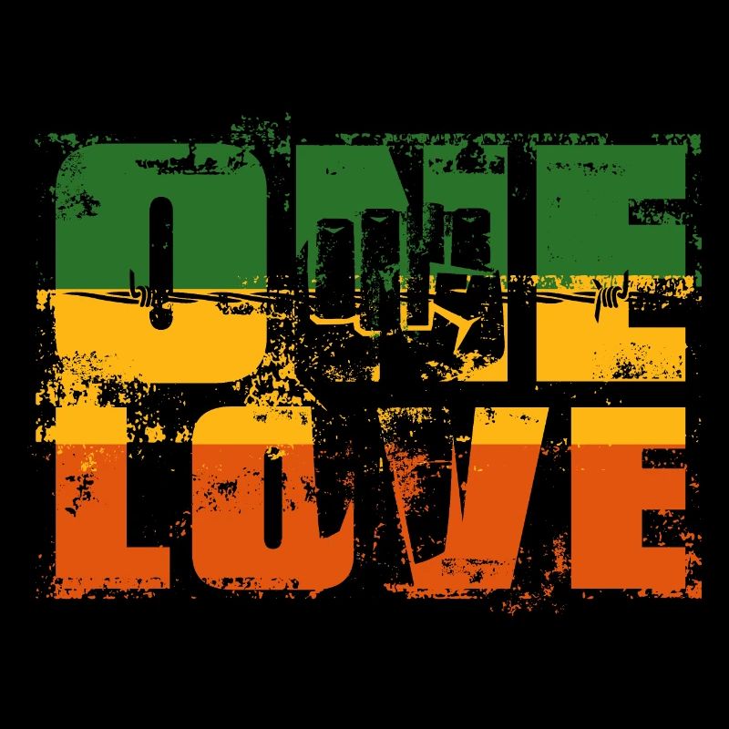 Bannière rastafari One Love