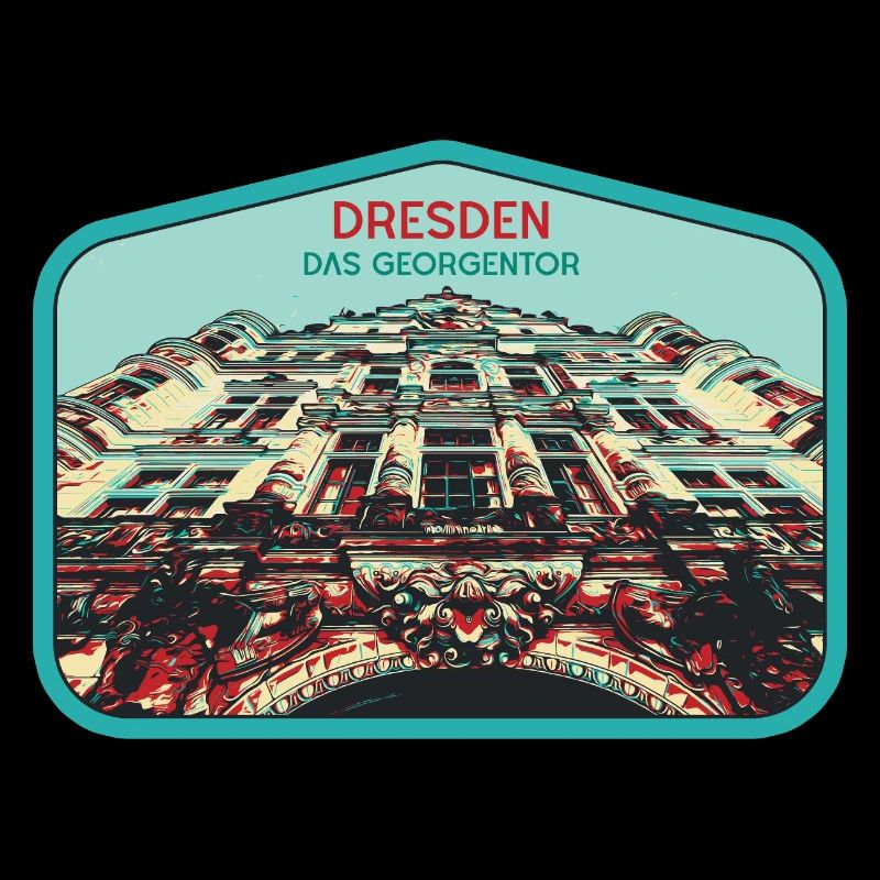 Illustration: Georgentor, Dresden