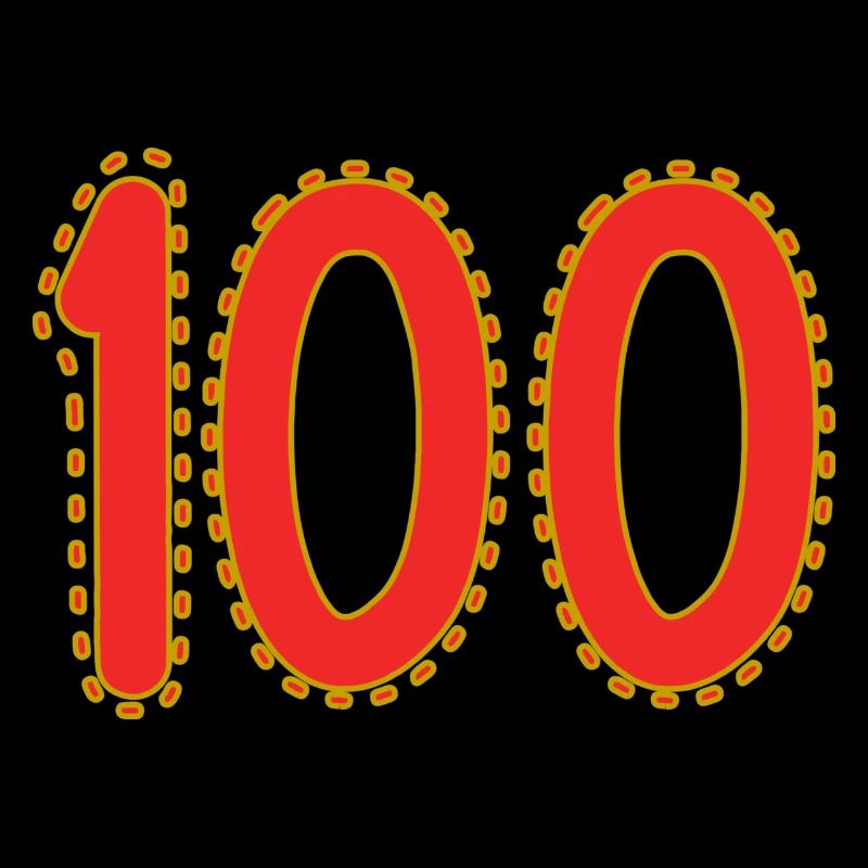 100. 100 ANS. 100e ANNIVERSAIRE. ANNIVERSAIRE 100