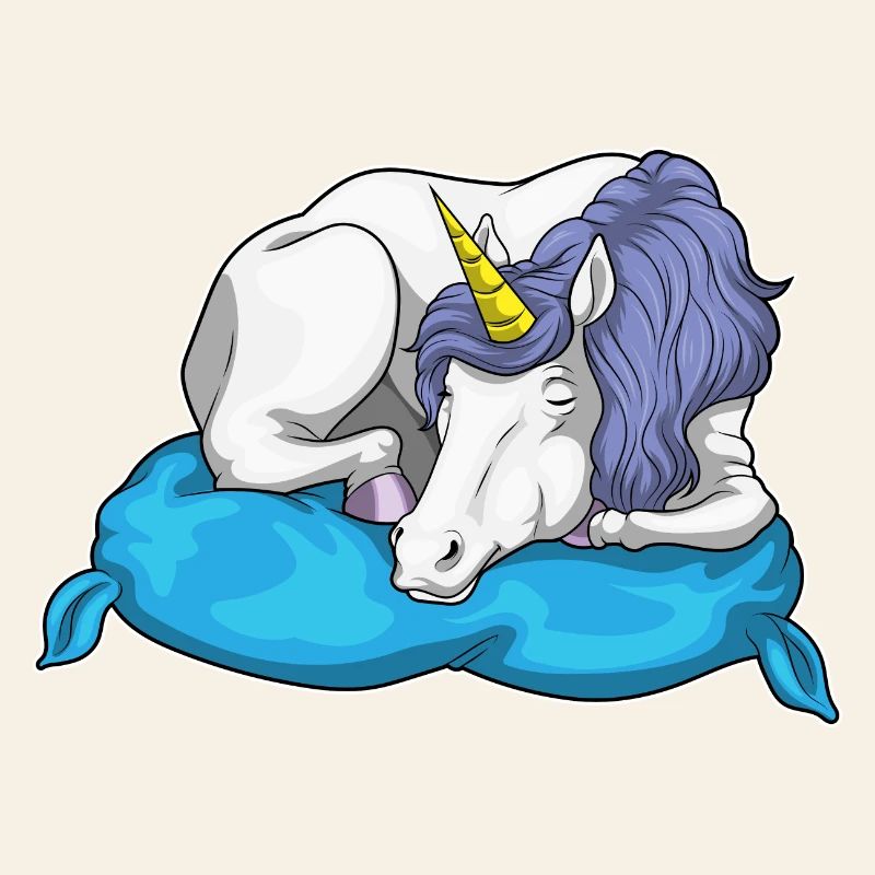 Oreiller de couchage Licorne
