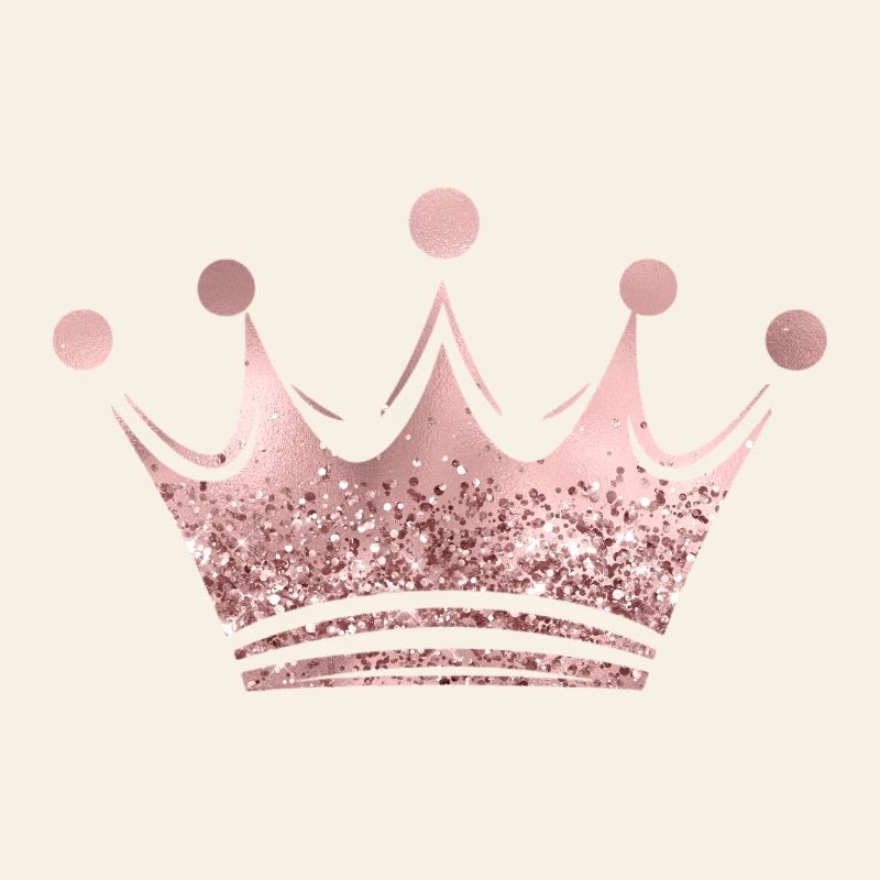 Queen/King Crown Glitter Personalizable