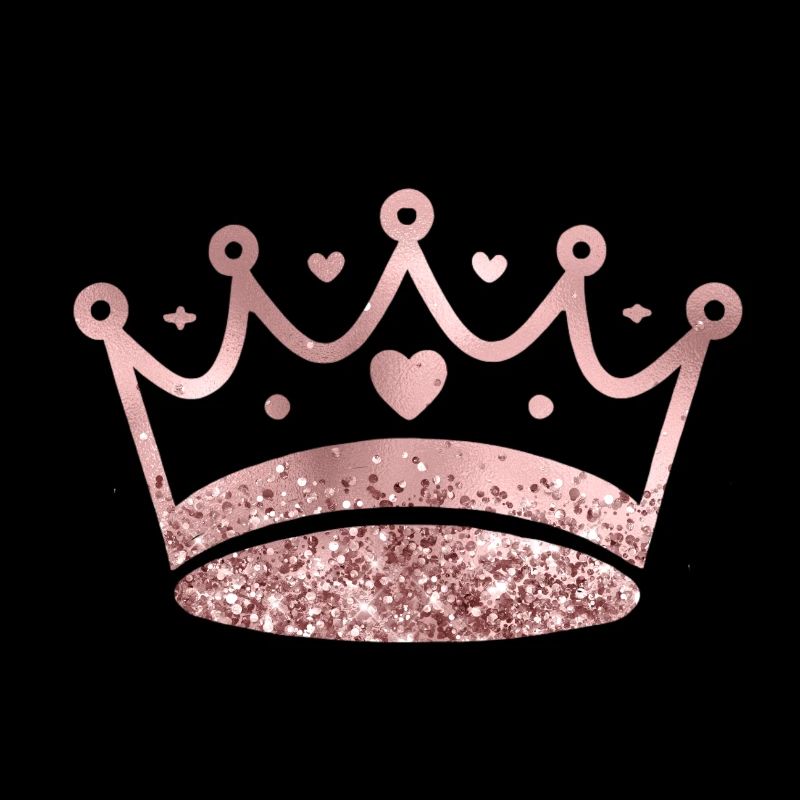 Queen/King Crown Glitter Personalizable