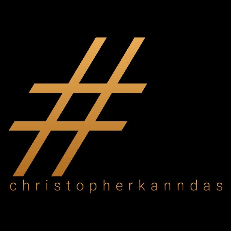 Christopher kann das Rautenmuster in Gold