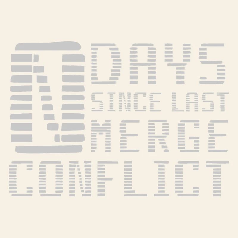 Merge Conflict Software Developer Entwickler geek