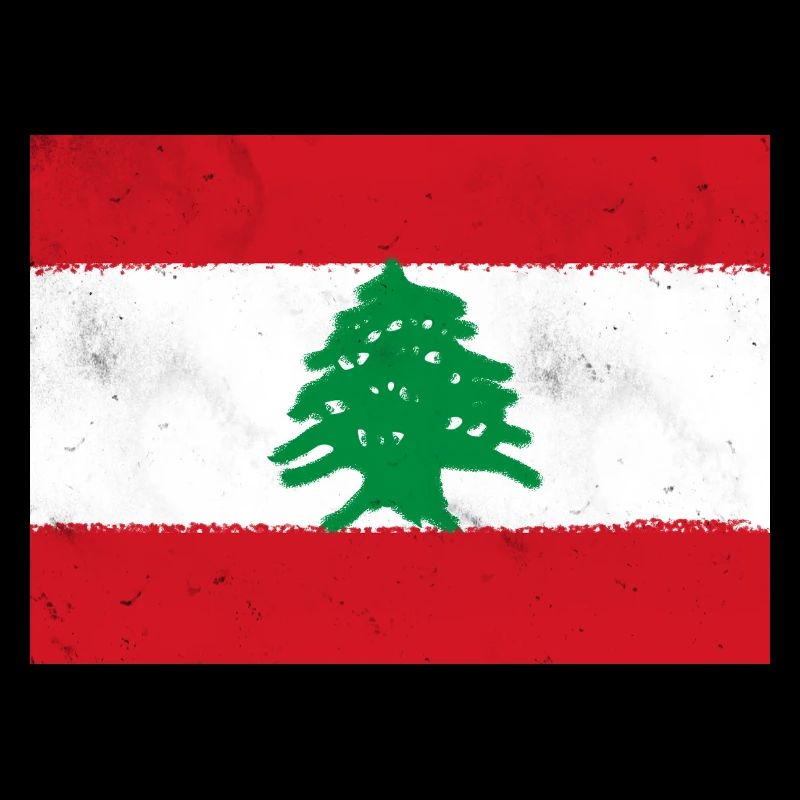 Flagge des Libanon