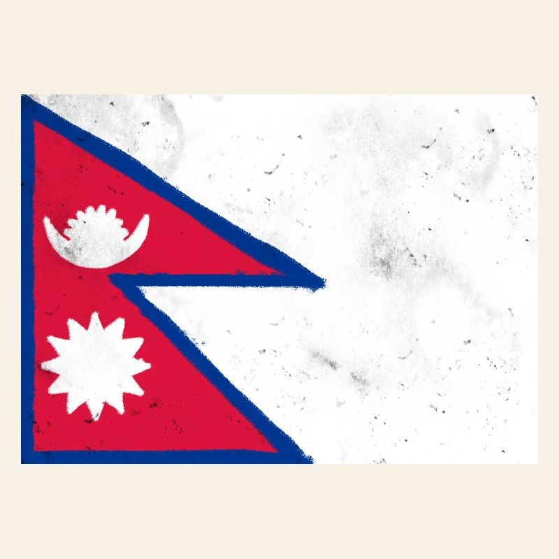 Flagge von Nepal