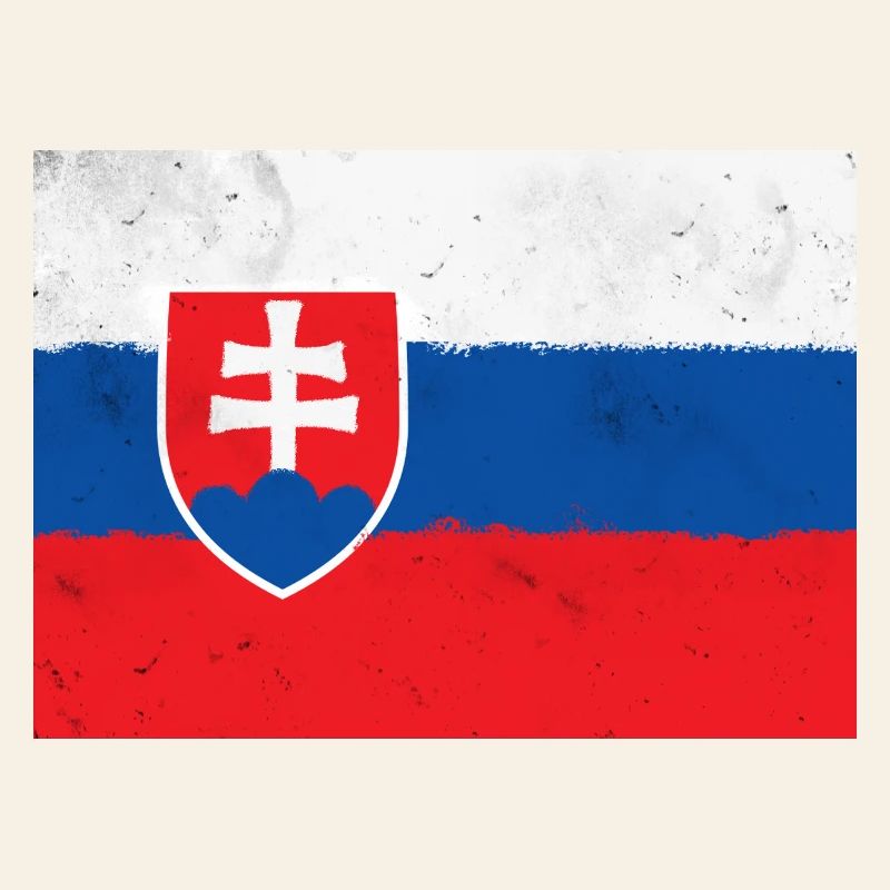 Flagge der Slowakei