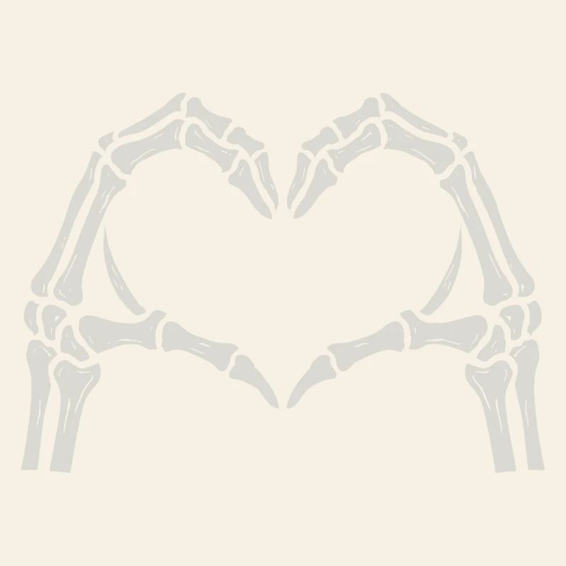 Heart Skeleton Hands