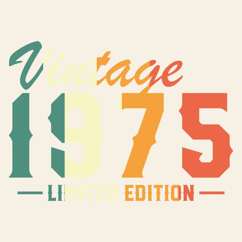 1975 Vintage Retro Geburtstagsgeschenk